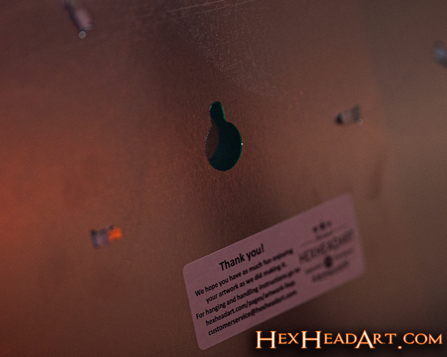 Back of Boston Celtics Shamrock NBA 3D Metal Wall Art