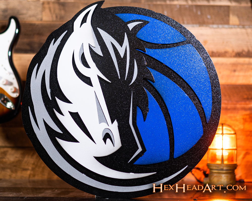 Dallas Mavericks 3D Vintage Metal Wall Art