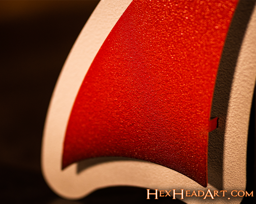 Bottom Left of Philadelphia "76ers" 3D Metal Wall Art