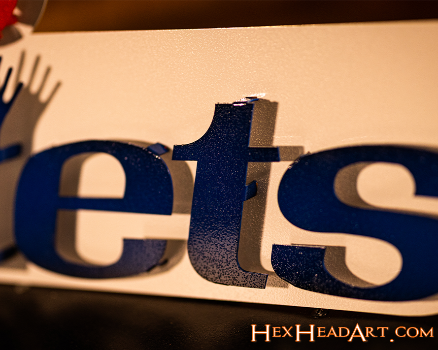 Washington Bullets 1977 3D Vintage Metal Wall Art