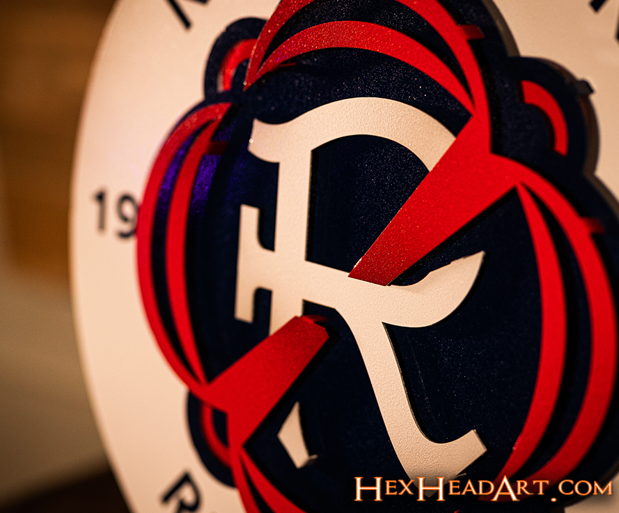 CLOSE OUT - New England Revolution 3D Vintage Metal Wall Art