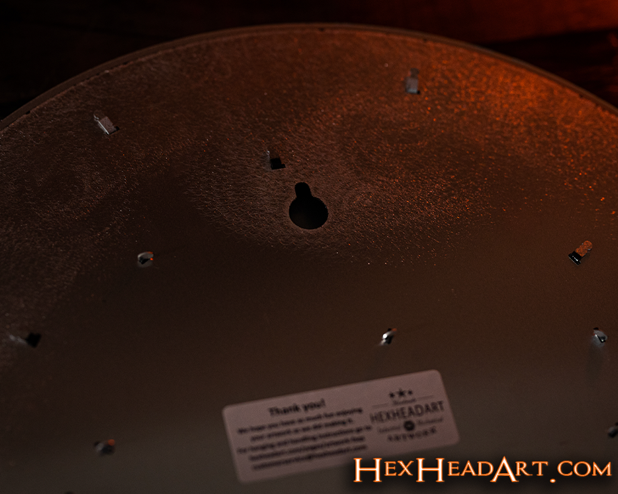 Back of Monochromatic Miami Dolphins Throwback "1966"  3D Metal Wall Art