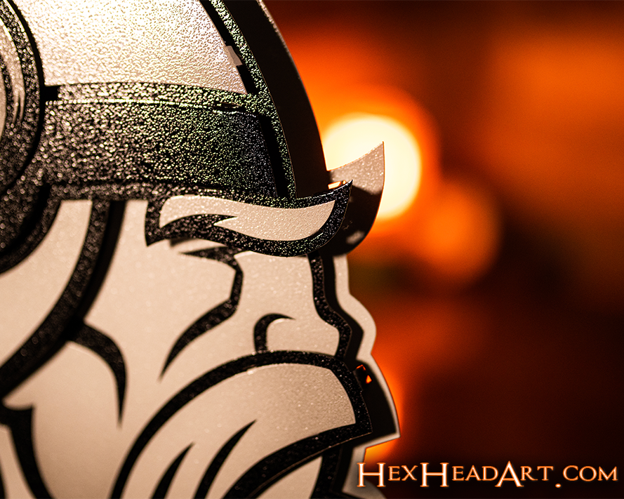 MONOCHROME - Minnesota Vikings "Norseman" 3D Vintage Metal Wall Art