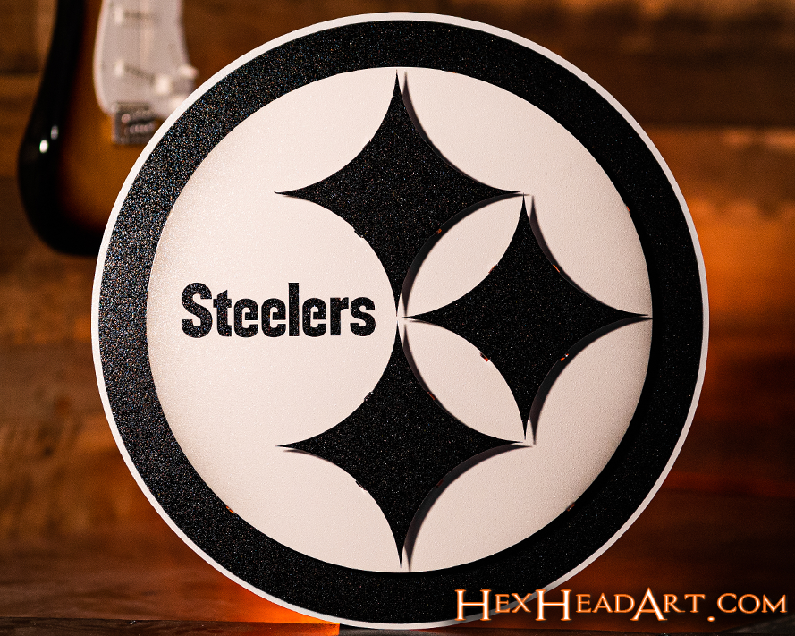 : Pittsburgh Steelers NFL Metal 3D Team Emblem by