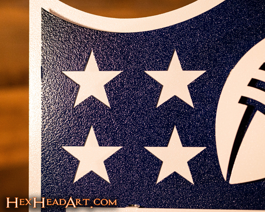 National Football League Shield 3D Vintage Metal Wall Art