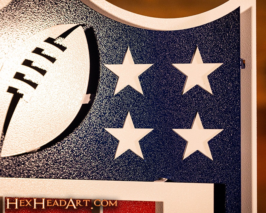 National Football League Shield 3D Vintage Metal Wall Art