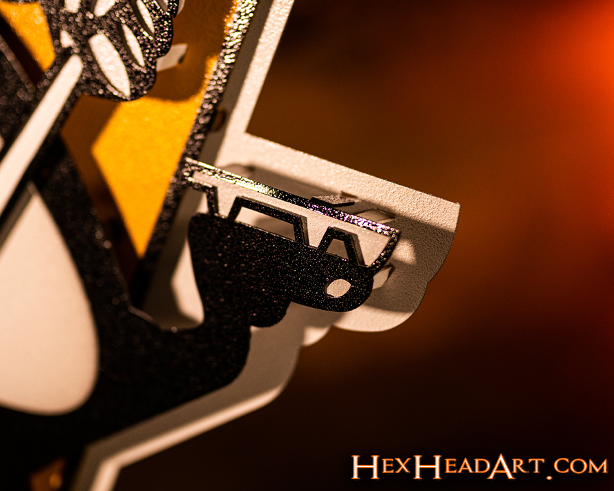 Pittsburgh Penguins NHL 3D Vintage Metal Wall Art