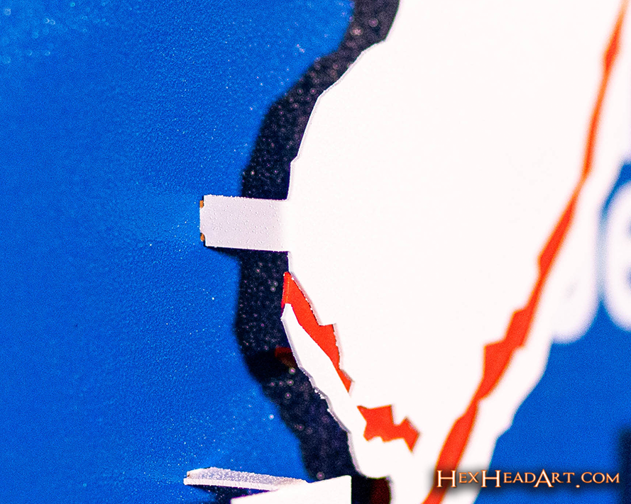 New Jersey Nets Retro 3D Vintage Metal Wall Art