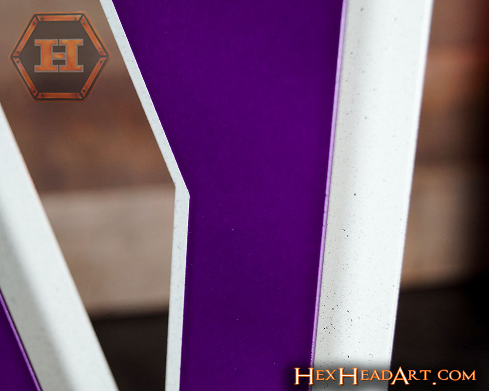 Northwestern Wildcats "N" 3D Vintage Metal Wall Art