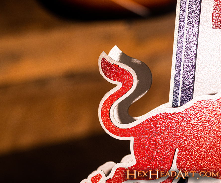 CLOSE OUT - New York Red Bulls 3D Vintage Metal Wall Art