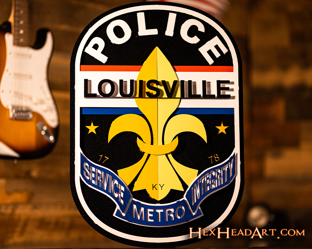 Louisville Metro Police Badge PERSONALIZED