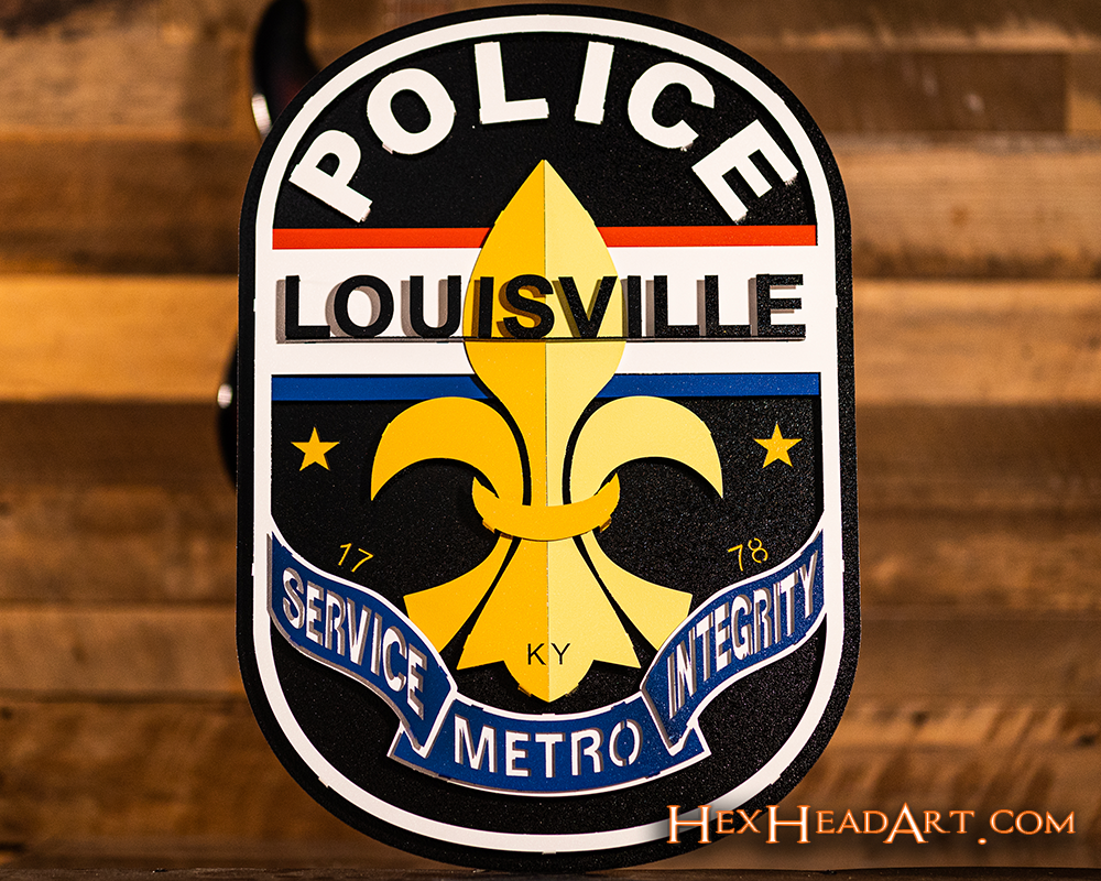 Louisville Metro Police Badge PERSONALIZED