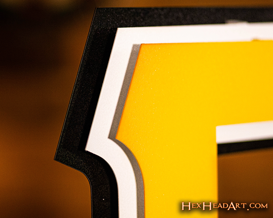 Pittsburgh Pirates "P" Logo 3D Metal Wall Art