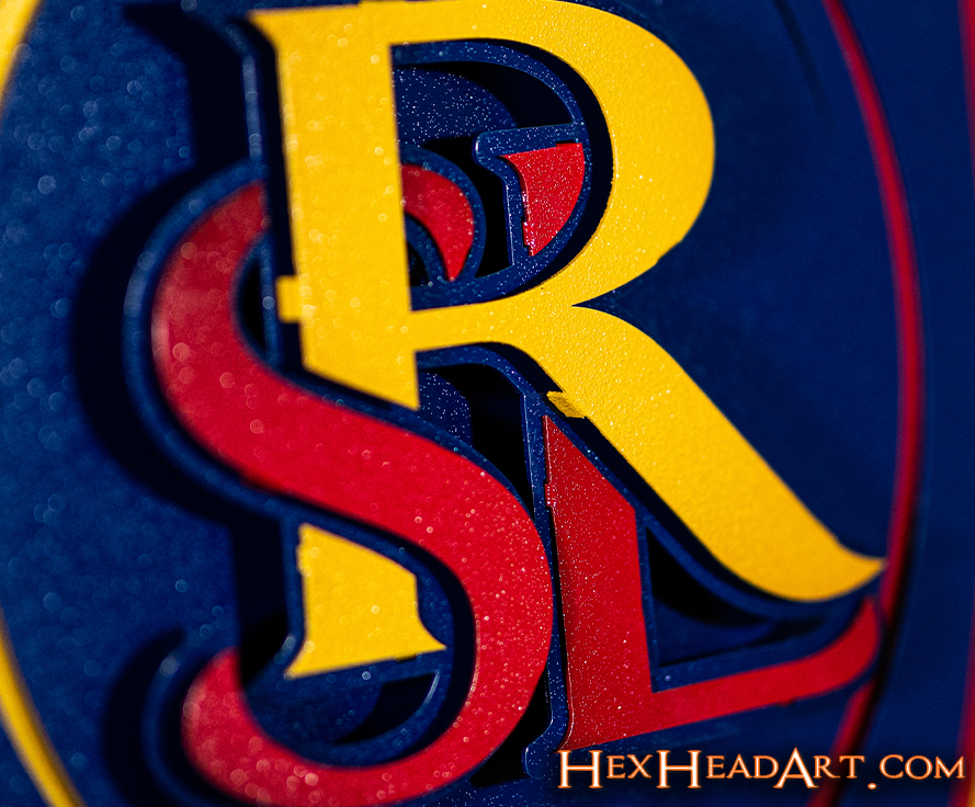 CLOSE OUT - Real Salt Lake 3D Vintage Metal Wall Art