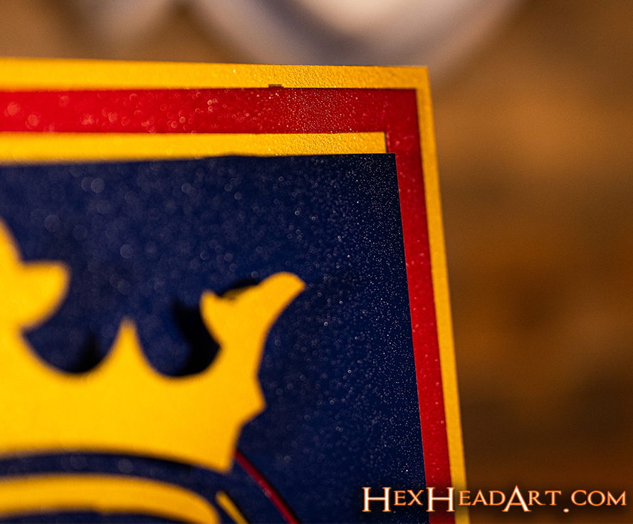 CLOSE OUT - Real Salt Lake 3D Vintage Metal Wall Art