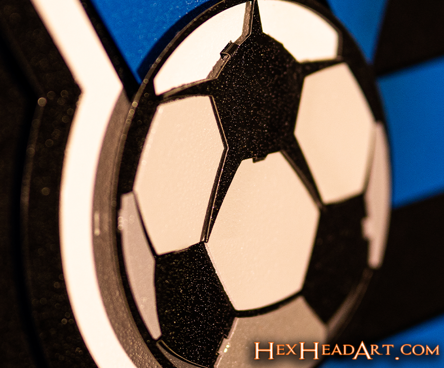 CLOSE OUT - San Jose Earthquakes "Quakes" 3D Vintage Metal Wall Art