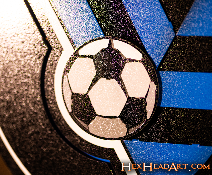 CLOSE OUT - San Jose Earthquakes "Quakes" 3D Vintage Metal Wall Art