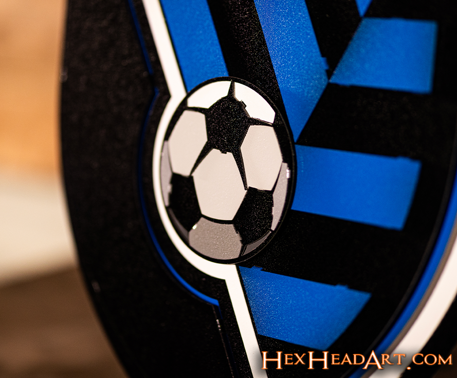 CLOSE OUT - San Jose Earthquakes "Quakes" 3D Vintage Metal Wall Art