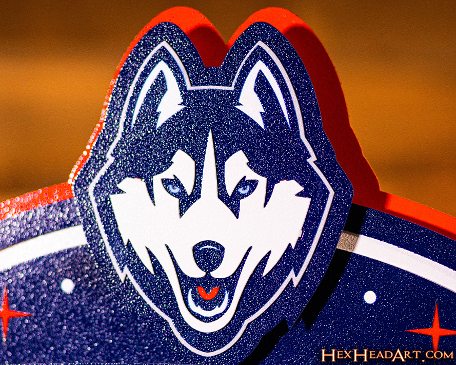 UCONN Huskies National Championship 2023 Vintage Metal Wall Art