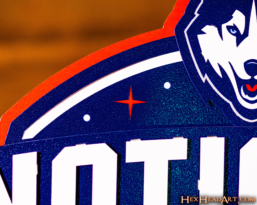 UCONN Huskies National Championship 2023 Vintage Metal Wall Art