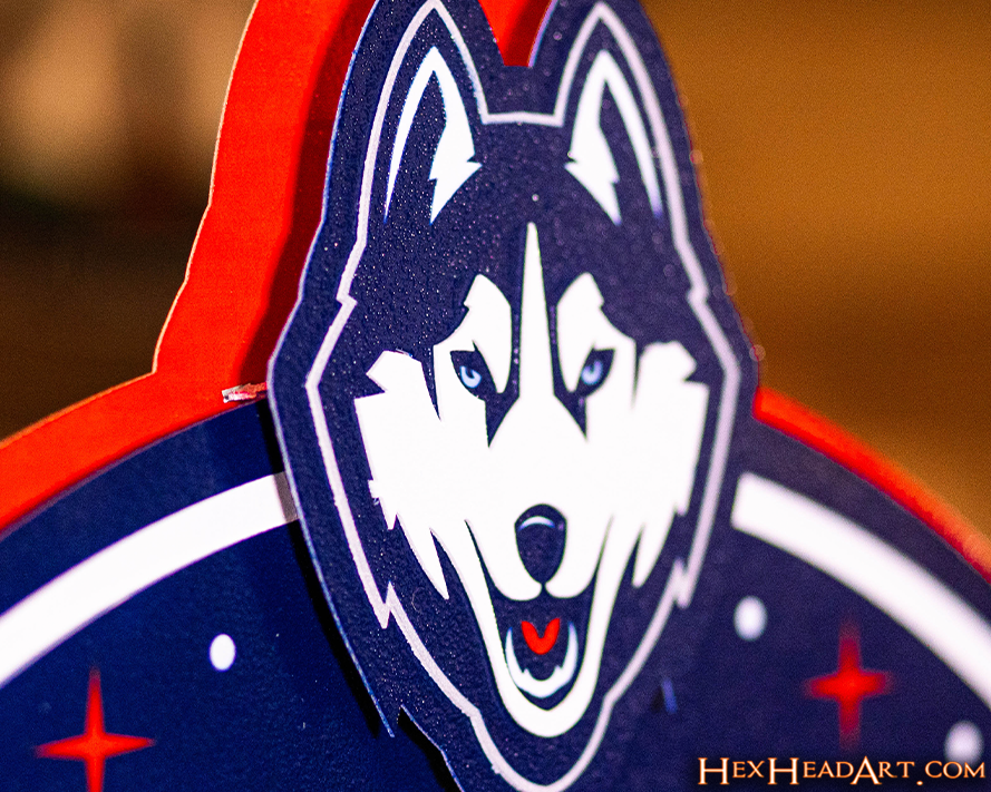 UCONN Huskies National Championship 2023 Vintage Metal Wall Art