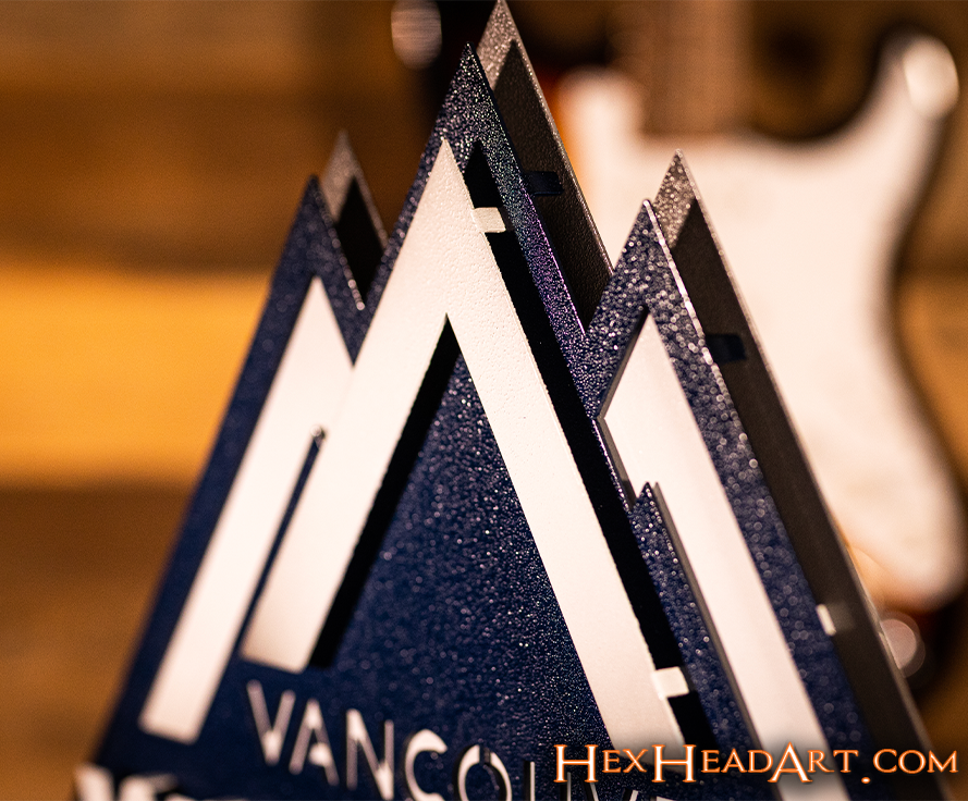 CLOSE OUT - Vancouver Whitecaps FC 3D Vintage Metal Wall Art