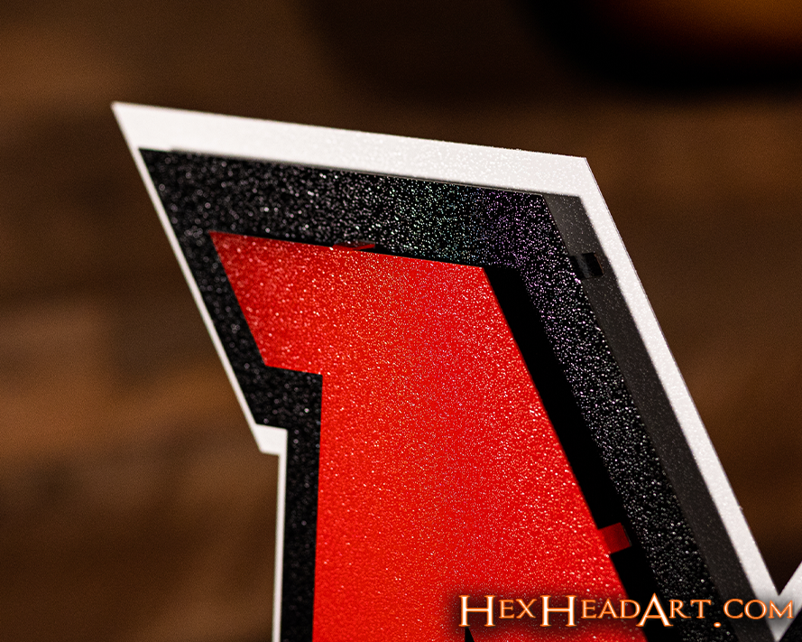 Miami University of Ohio "M" 3D Vintage Metal Wall Art