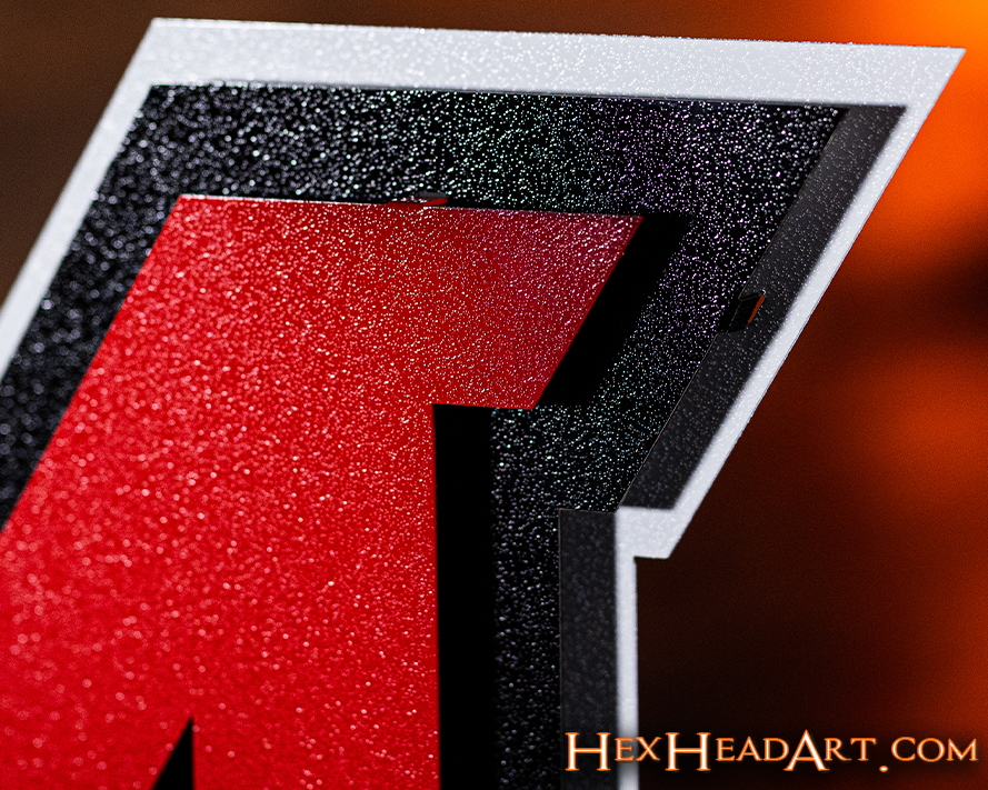 Miami University of Ohio "M" 3D Vintage Metal Wall Art