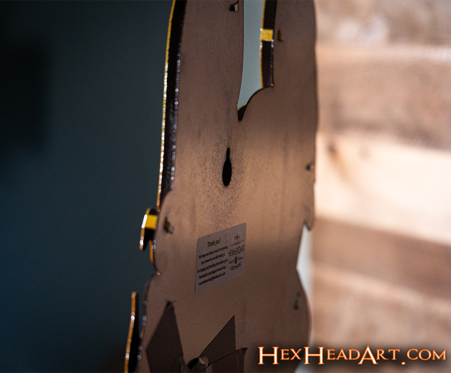 Wyoming Cowboys Mascot 3D Vintage Metal Wall Art