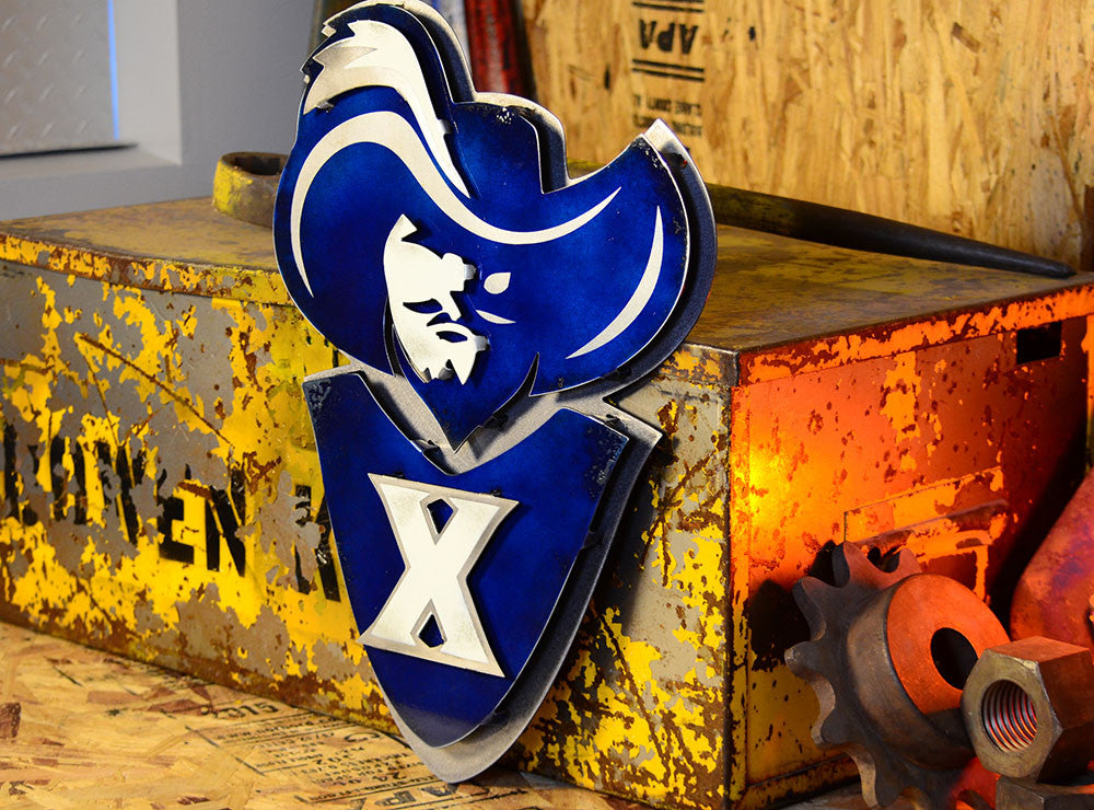 Xavier Musketeer 3D Vintage Metal Artwork