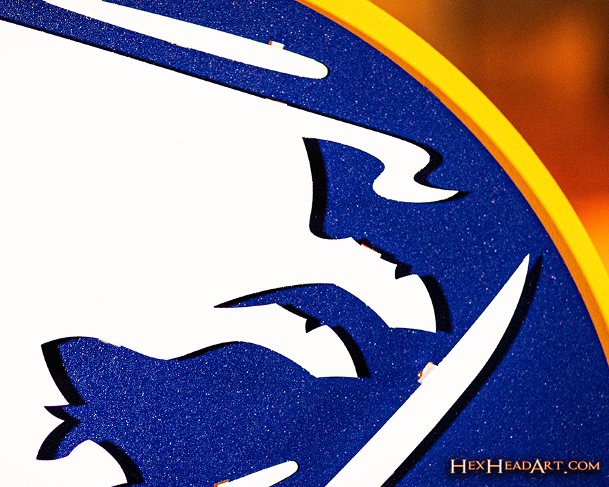Buffalo Sabres NHL 3D Vintage Metal Wall Art