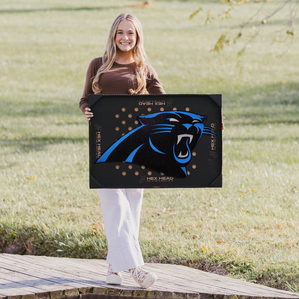 NFL - Carolina Panthers Embossed State Emblem