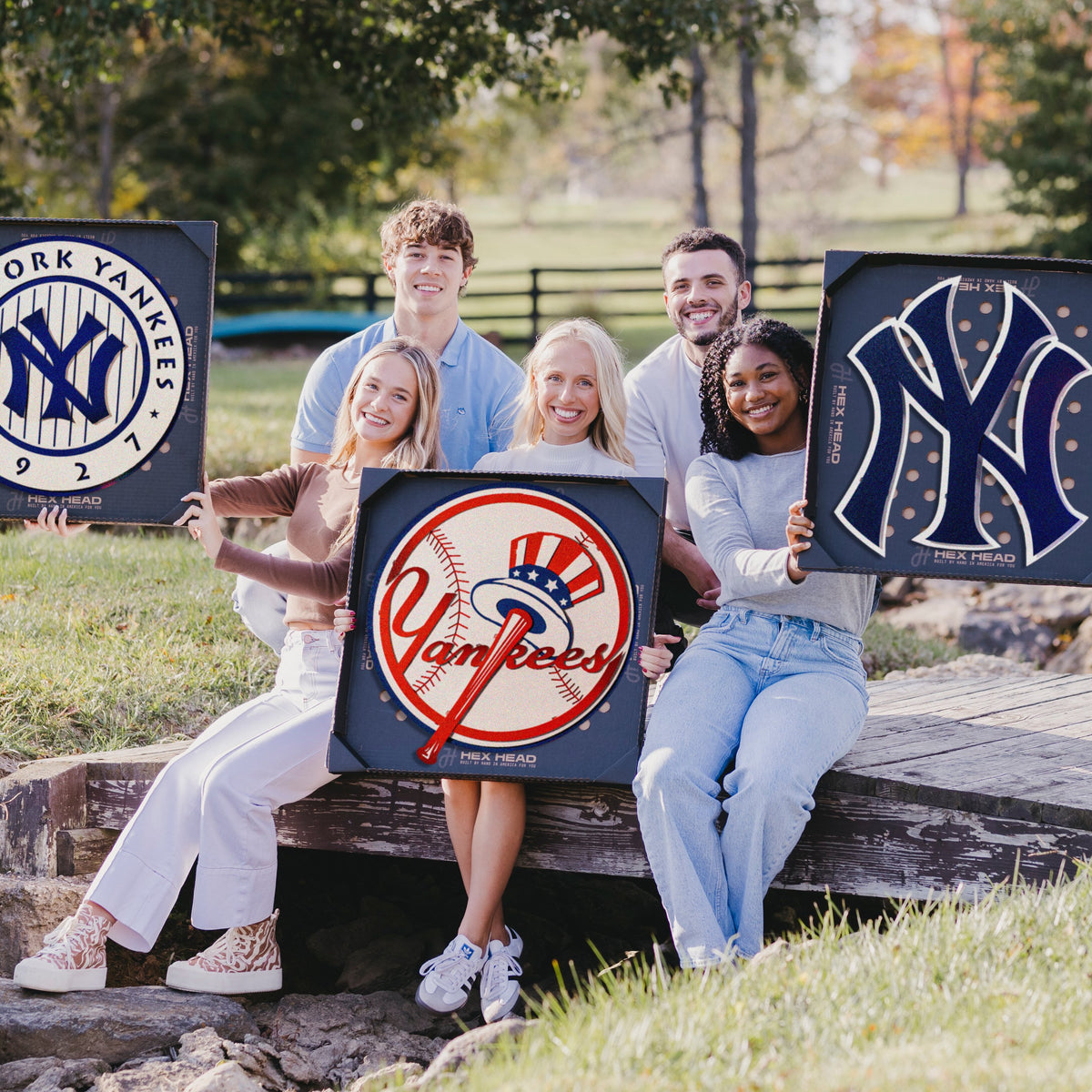 Navy/Black Big Logo NY Yankees Murderers Row Jacket