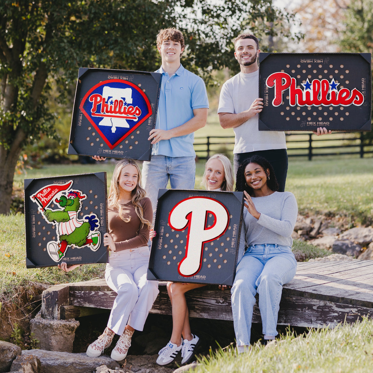 Philadelphia Phillies Retro P 3D Metal Vintage Art 21 x 16.5 – Hex Head  Art