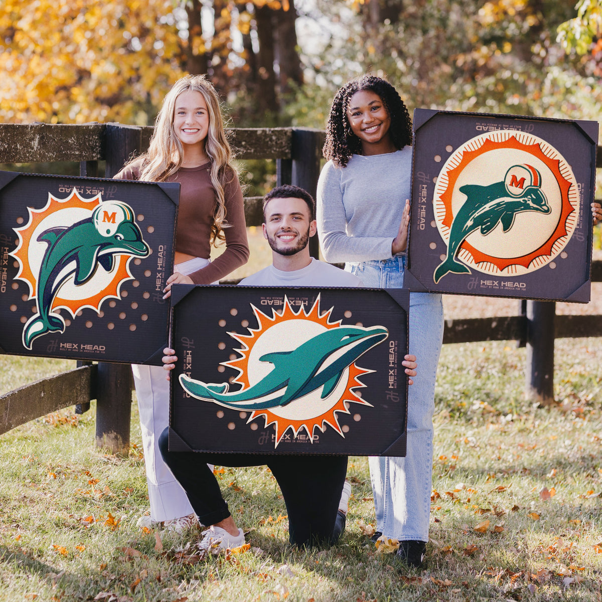 MIAMI DOLPHINS – Hex Head Art