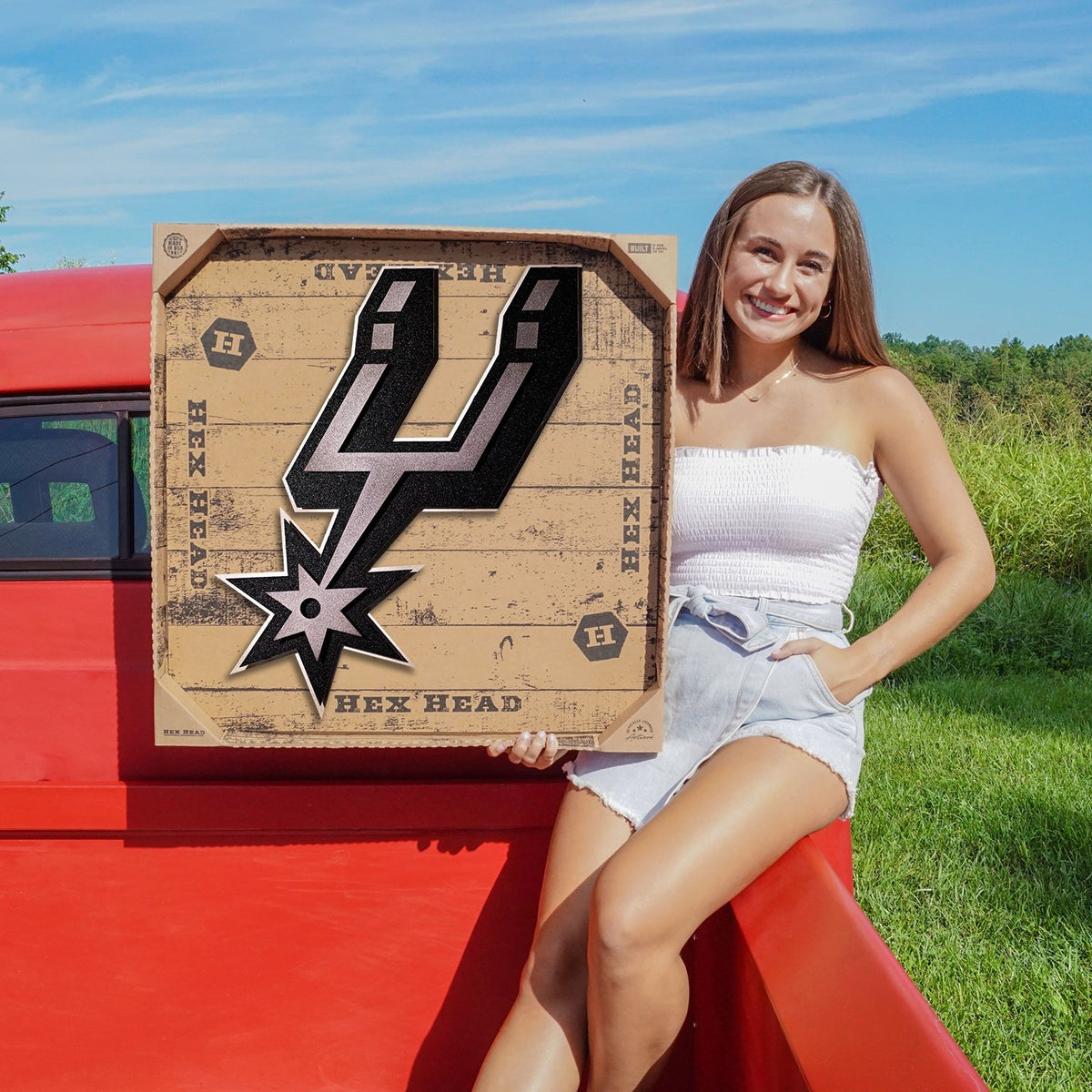 WinCraft San Antonio Spurs - Bandiera Bandierina da giardino con supporto WinCraft San Antonio Spurs - Bandiera Bandierina da giardino con supporto