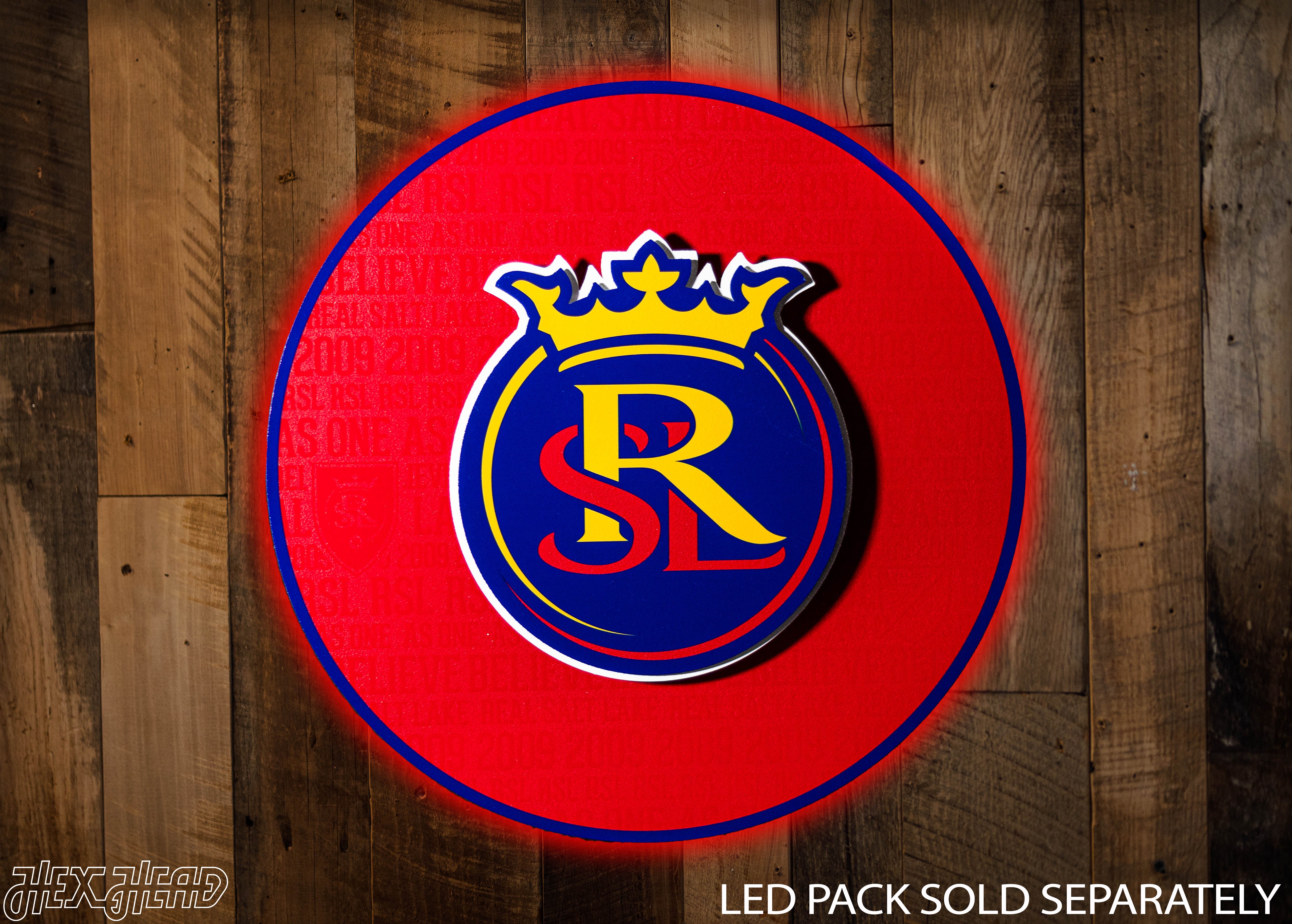 Real Salt Lake CRAFT SERIES 3D Embossed Metal Wall Art