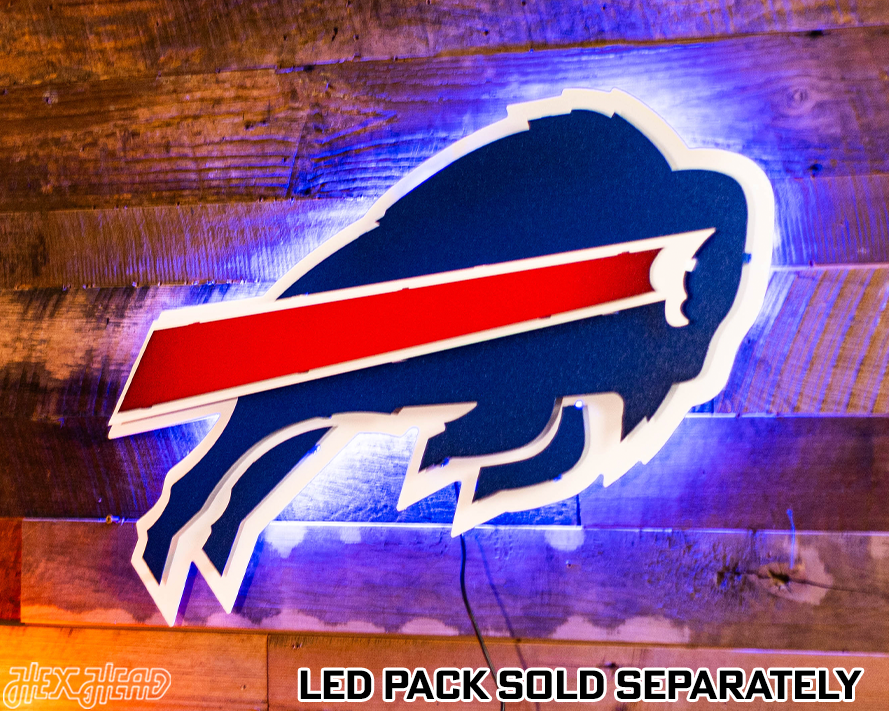 Buffalo Bills 3D Vintage Metal Wall Art