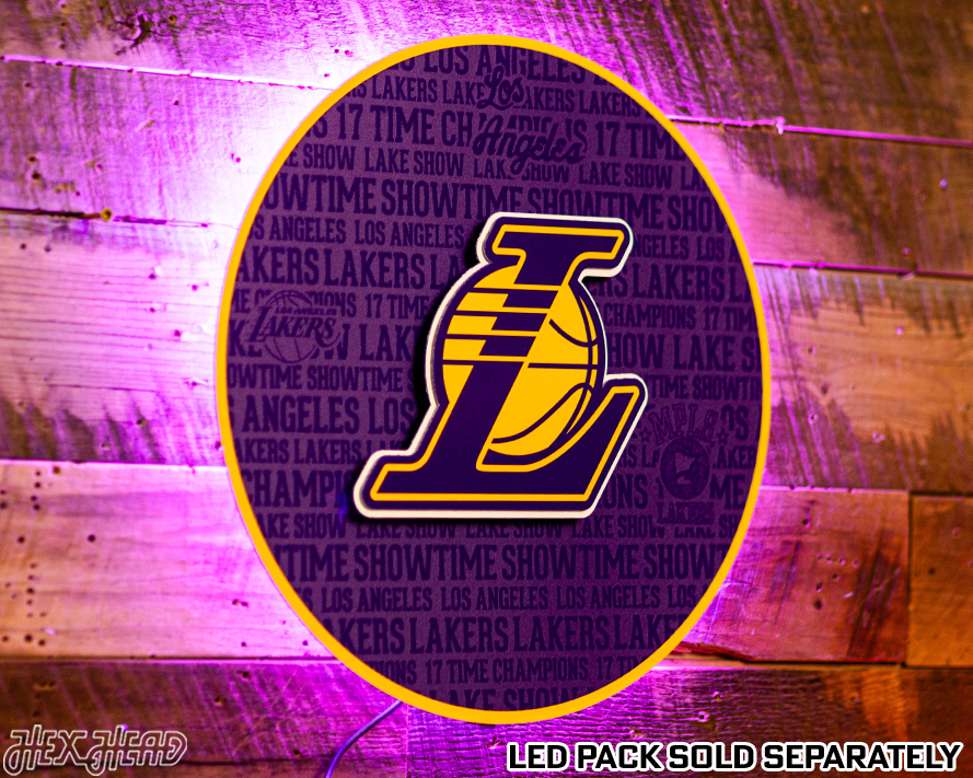 Los Angeles Lakers CRAFT SERIES 3D Embossed Metal Wall Art