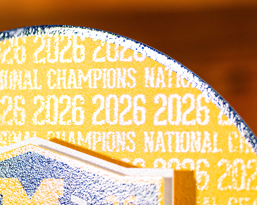 Michigan Wolverines 2026 Men's Basketball National Champions Craft Series 3D Embossed Metal Wall Art