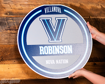 Villanova Wildcats Personalized Monogram Metal Art