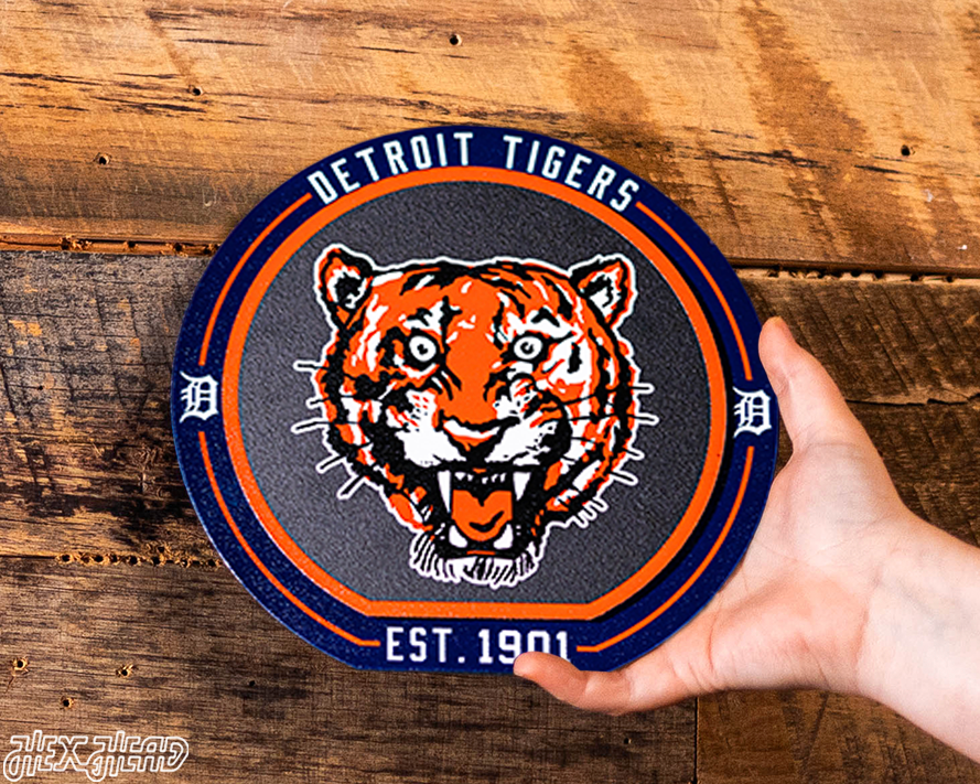 Detroit Tigers "Double Play" On the Shelf or on the Wall Art