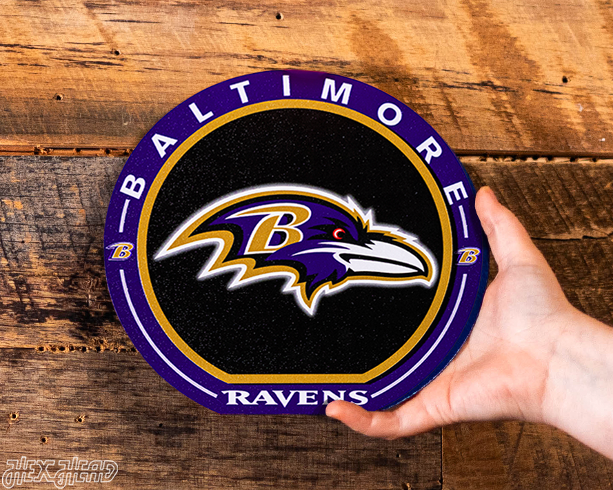 Baltimore Ravens "Double Play" On the Shelf or on the Wall Art