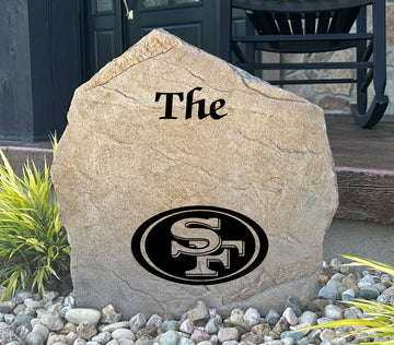 San Francisco 49ers Design-A-Stone Landscape Art Family Name