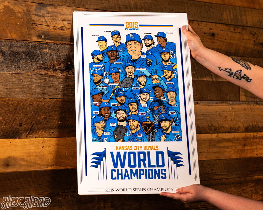 Kansas City Royals 2015 10TH Anniversary WORLD SERIES Front Page