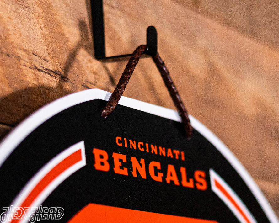 Cincinnati Bengals Personalized Monogram Metal Art