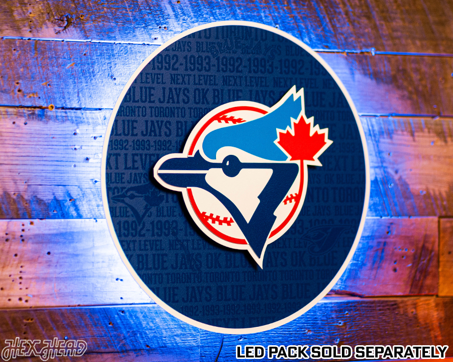 Toronto Blue Jays CRAFT SERIES 3D Embossed Metal Wall Art