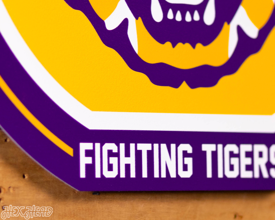 VARSITY Collection- SINGLE Layer LSU Tigers Wall Art
