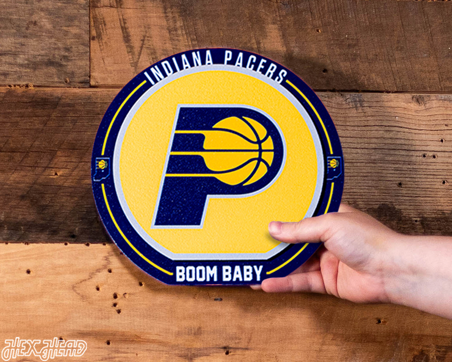 Indiana Pacers "Double Play" On the Shelf or on the Wall Art
