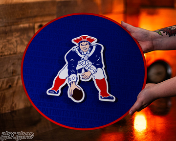 New England Patriots CRAFT SERIES 3D Embossed Metal Wall Art